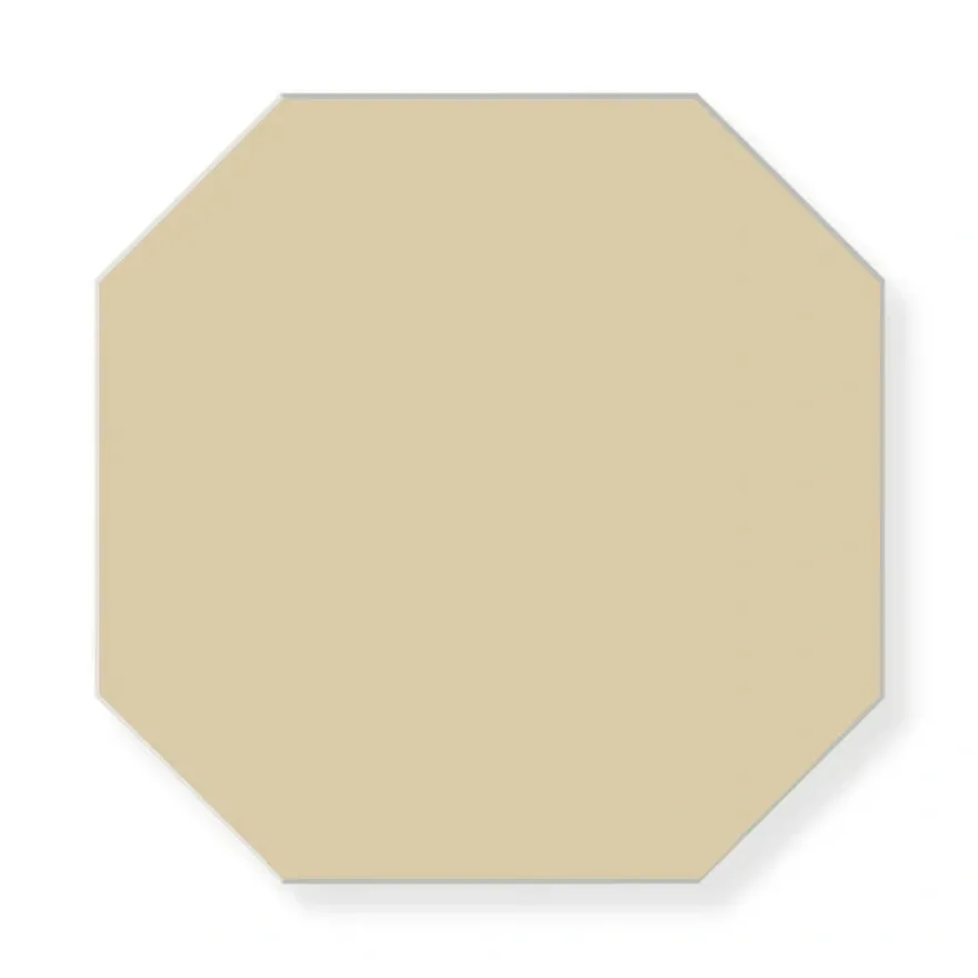 Klinker - Oktagon 15 x 15 cm elfenben