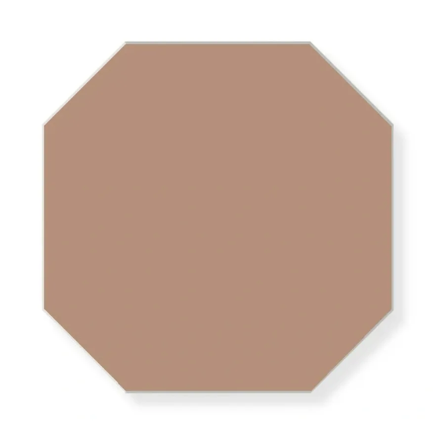 Klinker - Oktagon 15 x 15 cm gammelrosa