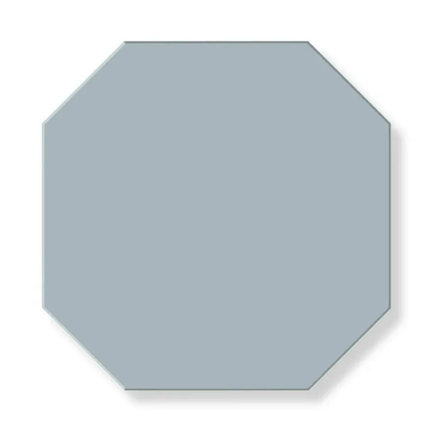 Klinker - Oktagon 15 x 15 cm gråblå