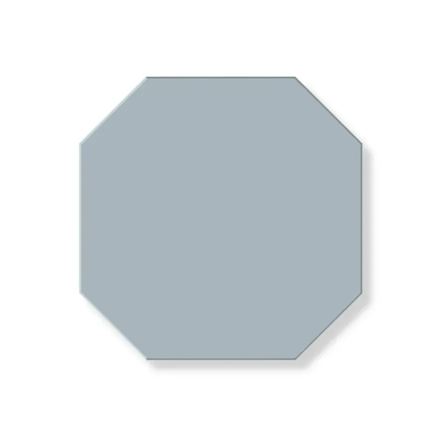 Klinker - Oktagon 10 x 10 cm gråblå