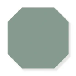 Klinker - Oktagon 15 x 15 cm grön