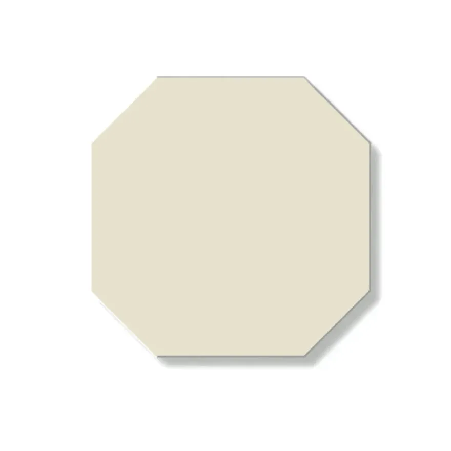 Klinker - Oktagon 10 x 10 cm gulvit
