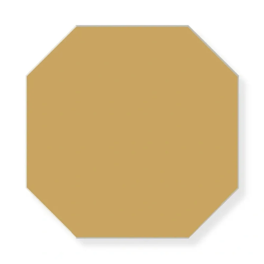 Klinker - Oktagon 15 x 15 cm ockragul