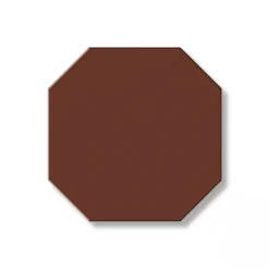 Klinker - Oktagon 10 x 10 cm röd