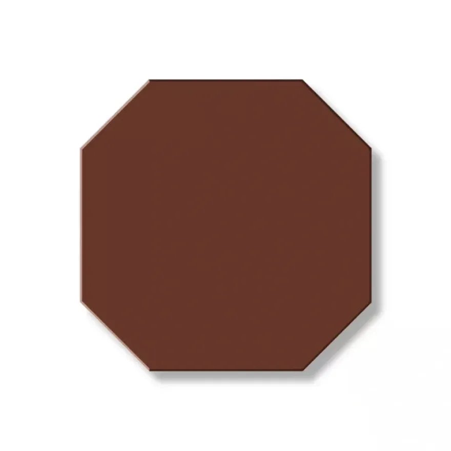 Klinker - Oktagon 10 x 10 cm röd
