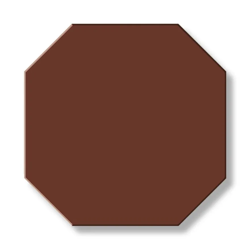 Klinker - Oktagon 15 x 15 cm röd