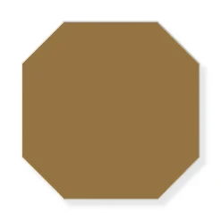 Klinker - Oktagon 15 x 15 cm toffee