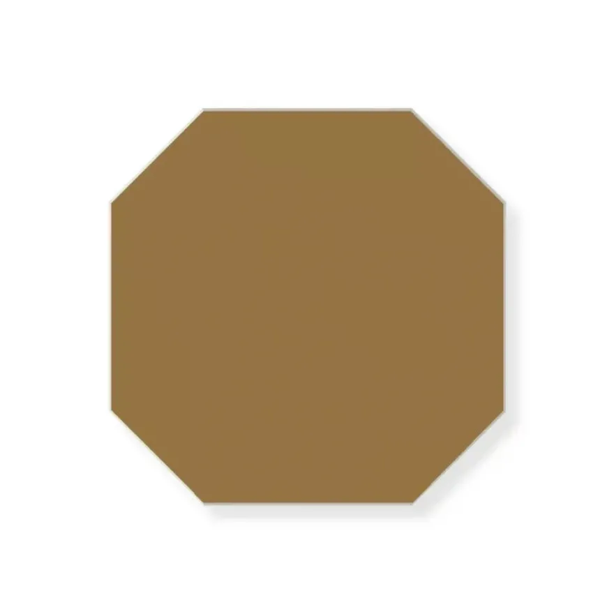 Klinker - Oktagon 10 x 10 cm toffee