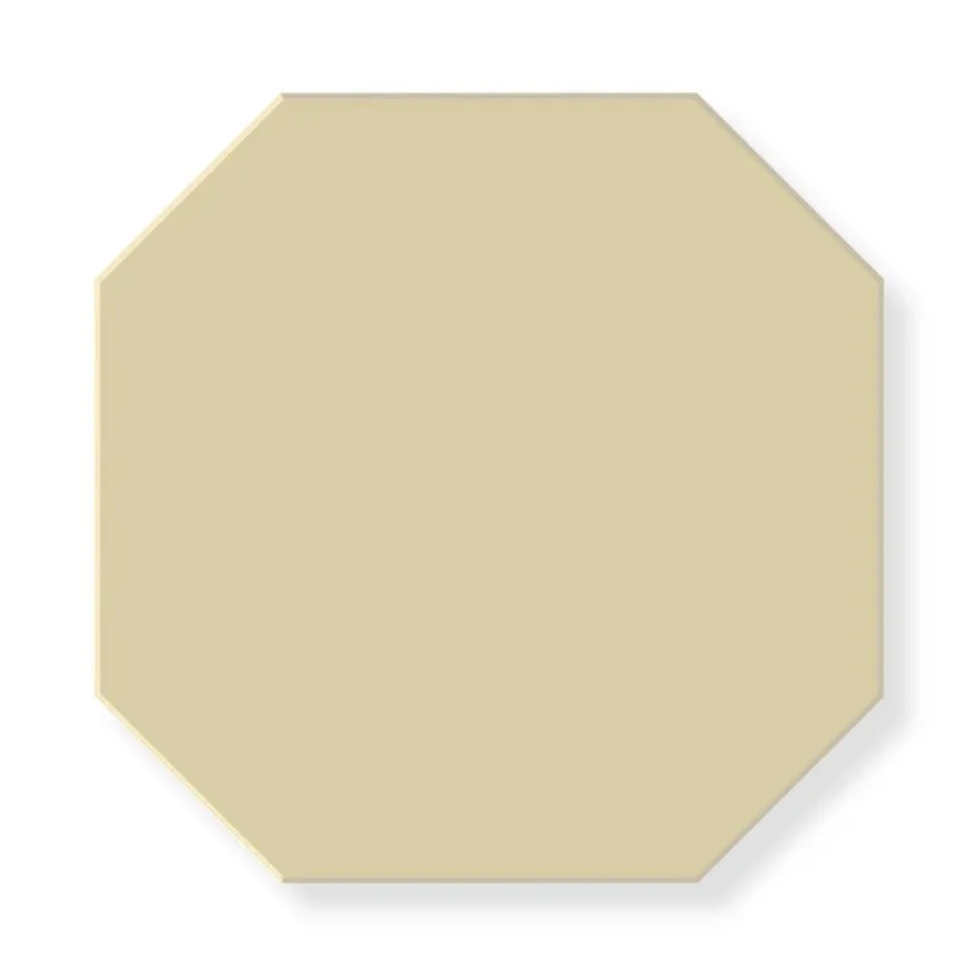 Klinker - Oktagon 15 x 15 cm vaniljgul