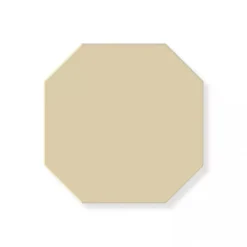Klinker - Oktagon 10 x 10 cm vaniljgul