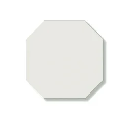 Klinker - Oktagon 10 x 10 cm vit