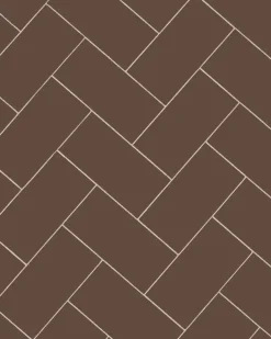 Klinker - Rektangel 10 x 20 cm chokladbrun