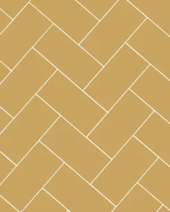 Klinker - Rektangel 10 x 20 cm ockragul