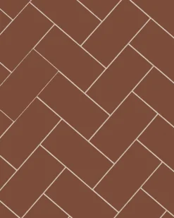 Klinker - Rektangel 10 x 20 cm röd