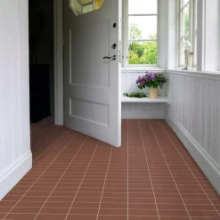 Klinker - Rektangel 10 x 20 cm röd