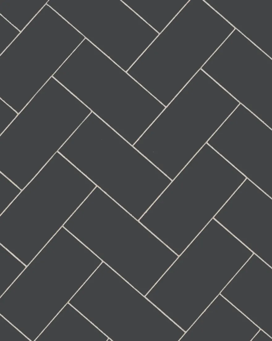 Klinker - Rektangel 10 x 20 cm svart