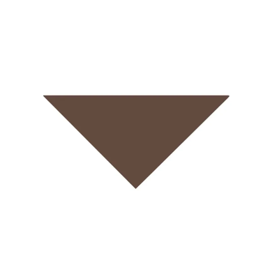 Klinker - Triangel 7/7/10 cm chokladbrun