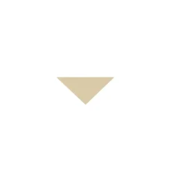 Klinker - Triangel 3,5/3,5/5 cm elfenben