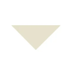 Klinker - Triangel 7/7/10 cm gulvit