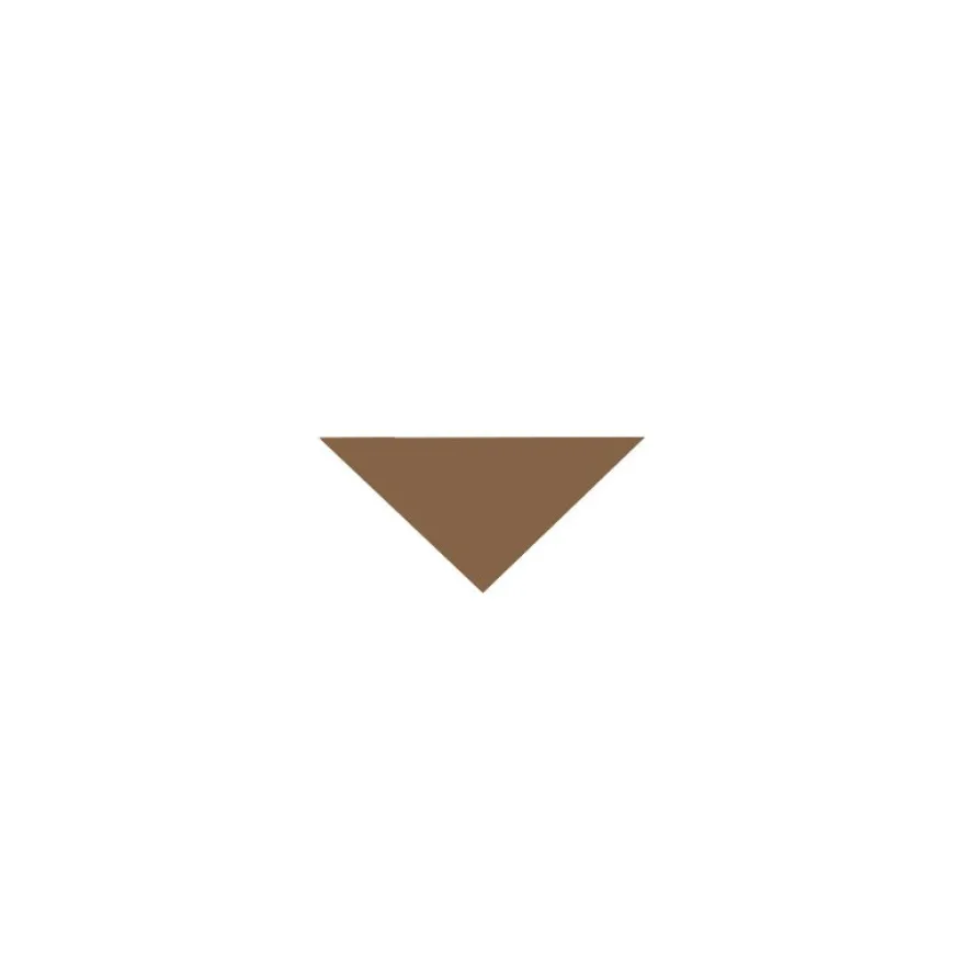 Klinker - Triangel 3,5/3,5/5 cm havana