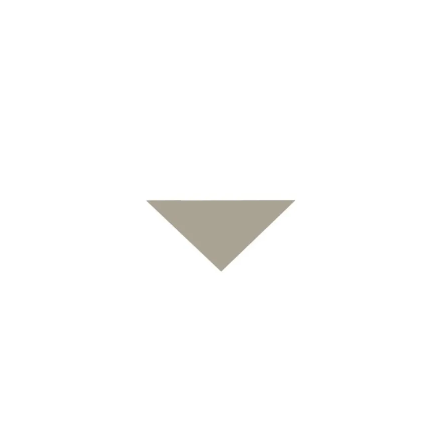 Klinker - Triangel 3,5/3,5/5 cm ljusgrå