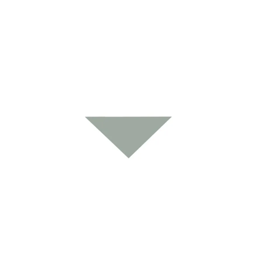 Klinker - Triangel 3,5/3,5/5 cm ljusgrön