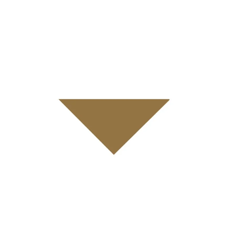 Klinker - Triangel 5/5/7 cm toffee