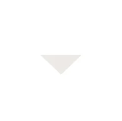 Klinker - Triangel 3,5/3,5/5 cm vit