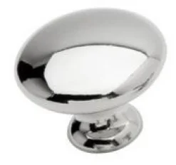 Knopp - Ålsten nickel rund 30 mm