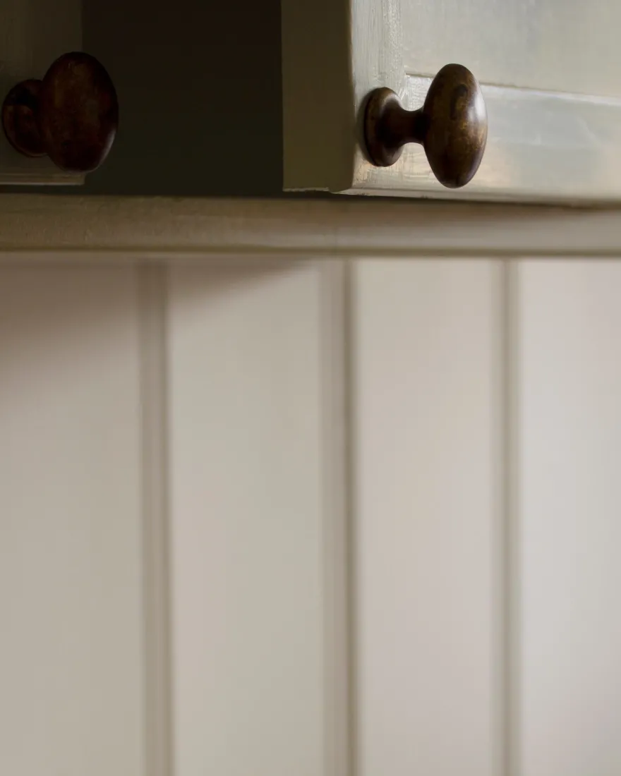 Knopp - Oval antik 40 mm