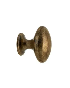 Knopp - Oval antik 40 mm