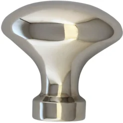 Knopp - Oval nickel 40 mm