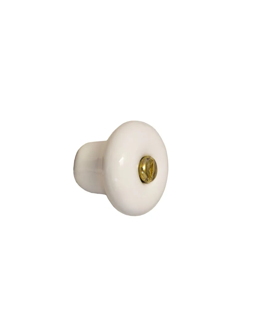 Knopp - Porslinsknopp liten 25x20 mm