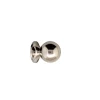 Knopp - Rund 18 mm förnicklad