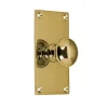 Knopp Sekelskifte med bottenplatta - Mässing 40 x 70 mm