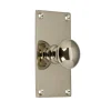 Knopp Sekelskifte med bottenplatta - Nickel 40 x 70 mm