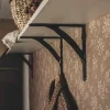 Konsol - Gjutjärn svart 20 cm