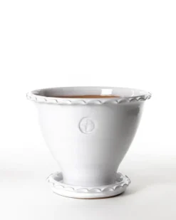 Kruka Sturehof - Adelcrantz, 17 cm vit