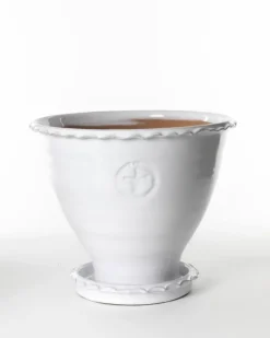 Kruka Sturehof - Adelcrantz, 21 cm vit
