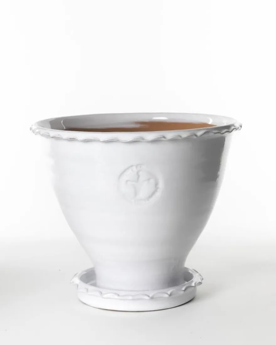 Kruka Sturehof - Adelcrantz, 21 cm vit