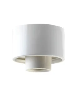 Lampsockel utomhus/våtrum - Vit/rak IP54