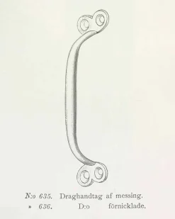 Lådhandtag - Næsman N:o 635 nickel