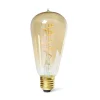 LED-lampa Sekelskifte - Edison 64 mm 270 lm, bärnsten