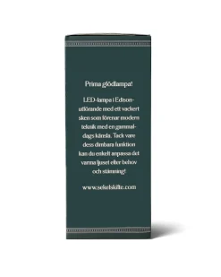LED-lampa Sekelskifte - Edison 64 mm 270 lm, bärnsten