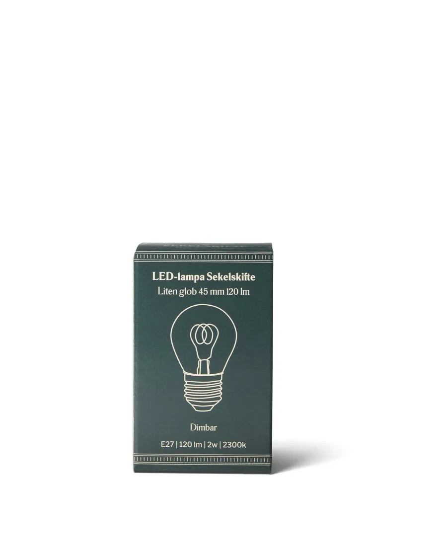 LED-lampa Sekelskifte - Liten rund 45 mm 120 lm