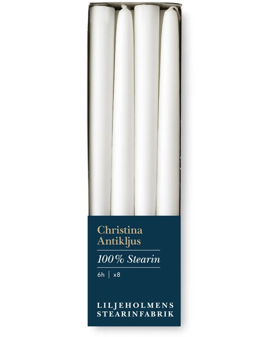 Liljeholmens Christinaljus - 8-pack vit