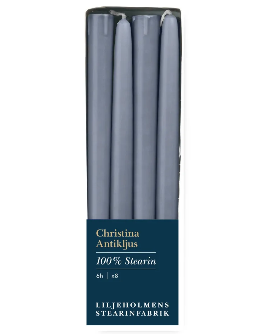 Liljeholmens Christinaljus - 8-pack ljusgrå