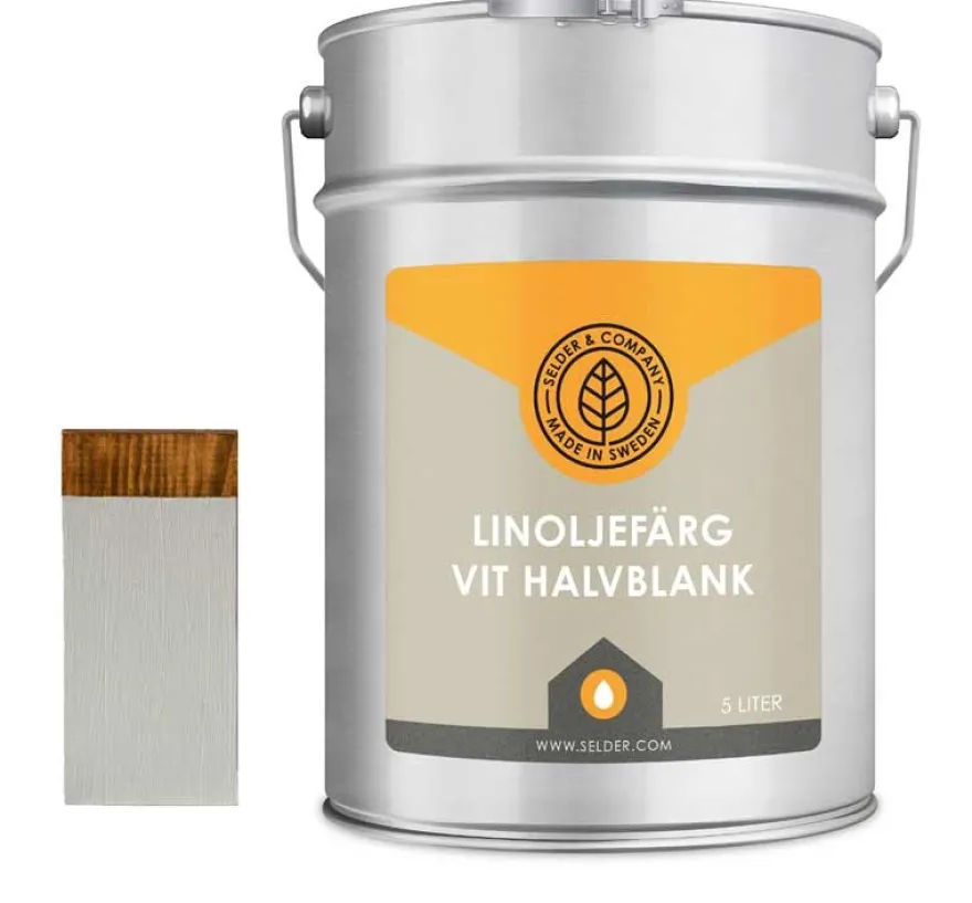 Linoljefärg Selder & Co - Ljusgrå