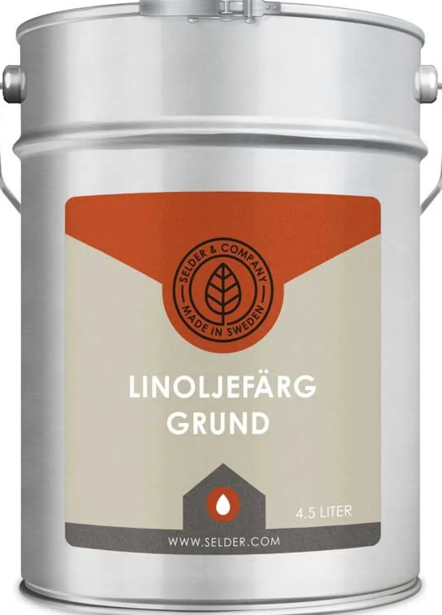 Linoljefärg Selder & Co - Vit grund