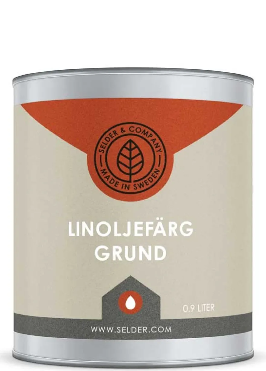 Linoljefärg Selder & Co - Vit grund
